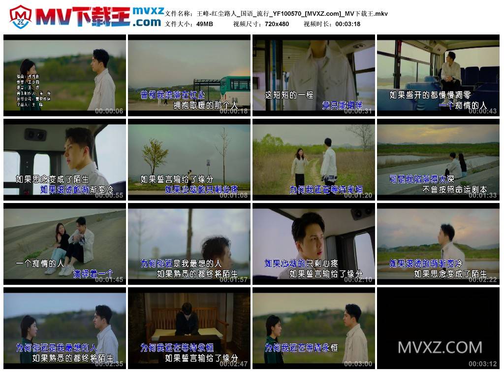 王峰-红尘路人_国语_流行_YF100570